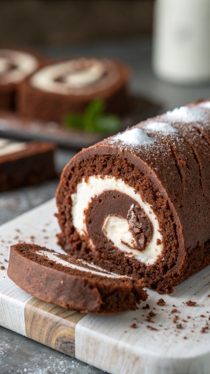 Classic Chocolate Swiss Roll