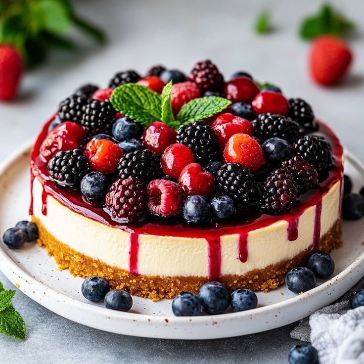 Mix berries Delight cake